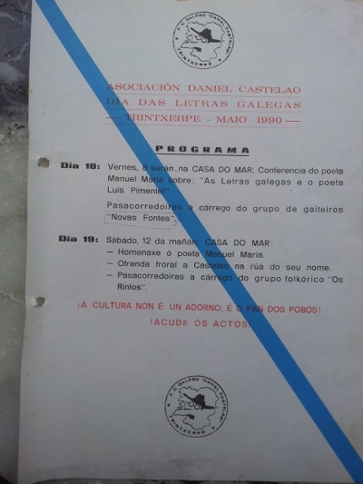 Dia das letras galegas do ano 1990